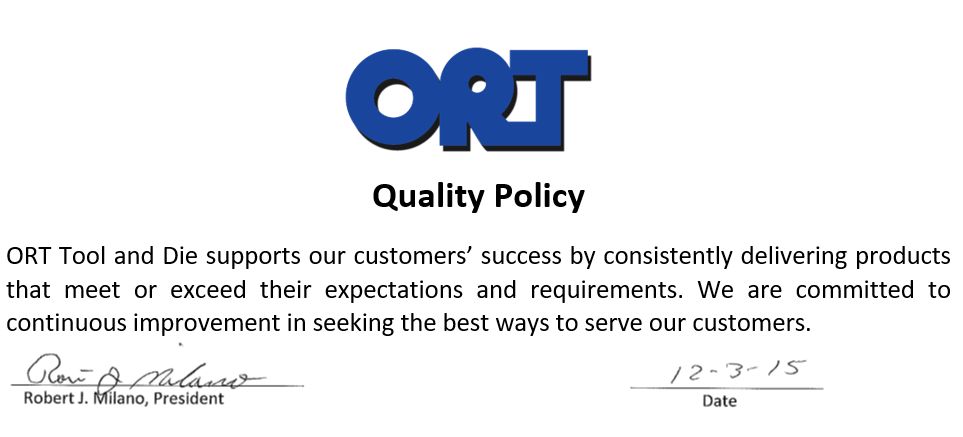 ORT Policy